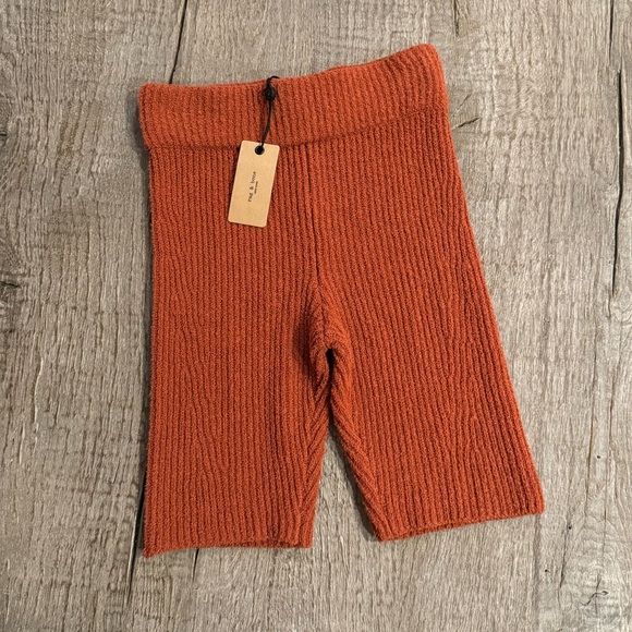 Rag & Bone Sunny Shorts in Paprika. - Picture 4 of 7